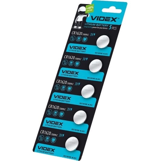Батарейка Videx CR1620 CR1620 3 V 5 шт