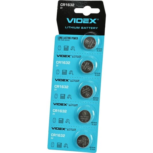Батарейка Videx CR1632 CR1632 3 V 5 шт