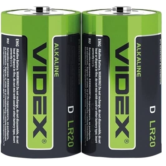 Батарейка Videx LR2O/D D 1,5 V 2 шт