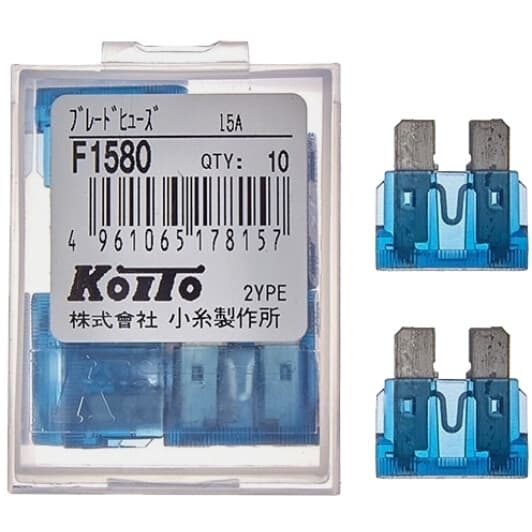 Набор предохранителей KOITO F1580 FT midi (normal) 10 шт.