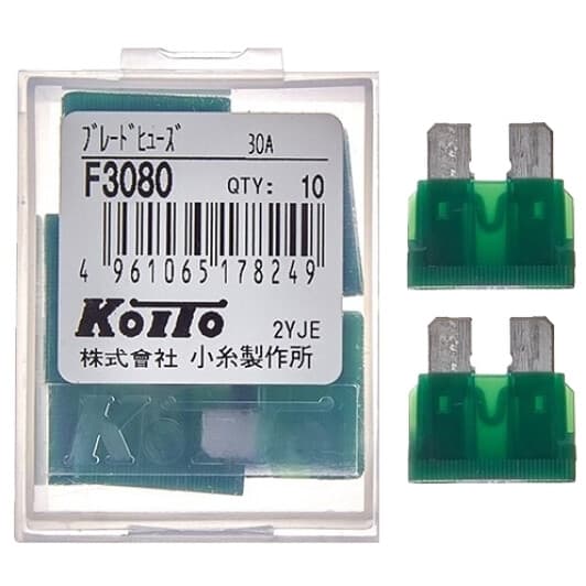 Набор предохранителей KOITO f3080 FT midi (normal) 10 шт.