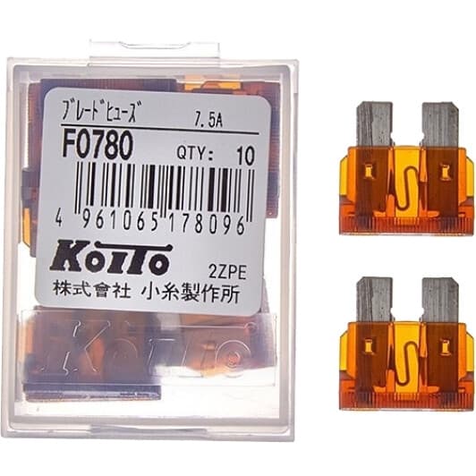Набір запобіжників KOITO F0780 FT midi (normal) 10 шт.