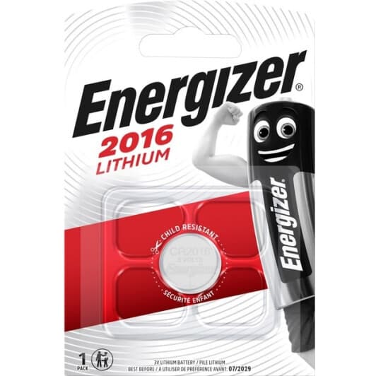 Батарейка Energizer 6645067 CR2016 3 V 1 шт