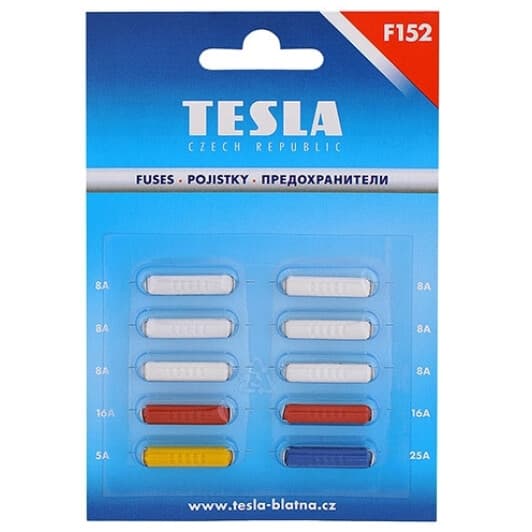 Набор предохранителей TESLA BLATNA Continental F152.000.000 FC 10 шт.