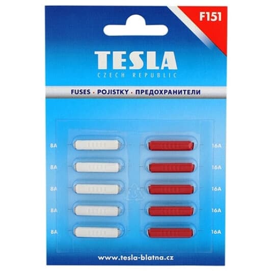 Набор предохранителей TESLA BLATNA F151.000.000 FC 10 шт.