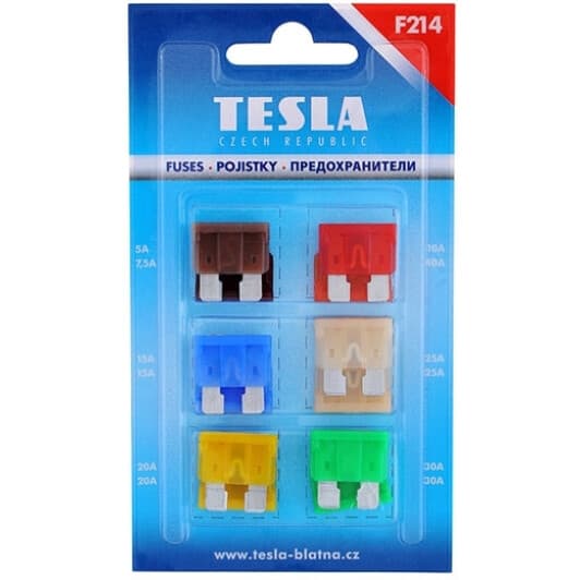 Набор предохранителей TESLA BLATNA F214.000.000 FT midi (normal) 12 шт.