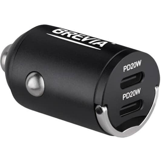 USB зарядка в авто Brevia ePower NanoMetal 46040DCMB