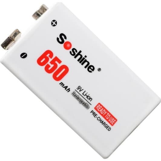 Акумуляторна батарейка Soshine 11-1023 650 mAh 1 шт