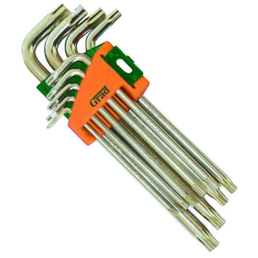 Набір ключів TORX Grad 4022275 T10-T50 9 шт