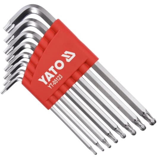 Набір ключів TORX Yato YT-05123 T9-T40 з кулеподібним наконечником 8 шт