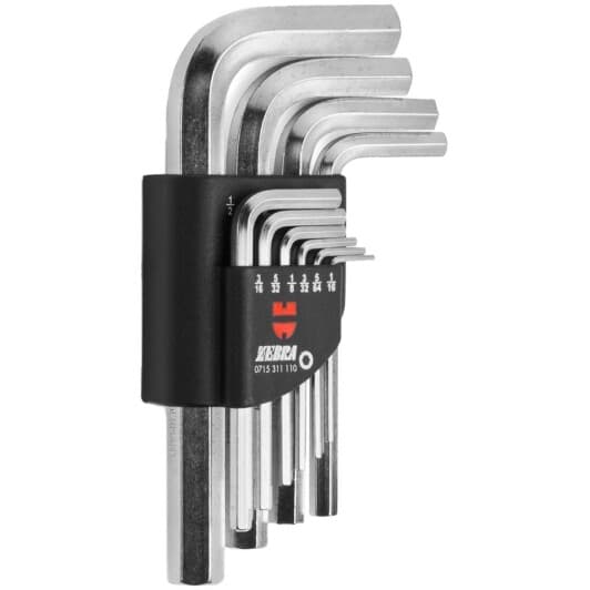 Набор ключей шестигранных Würth Zebra 0715311110 1,5-10 мм 10 шт