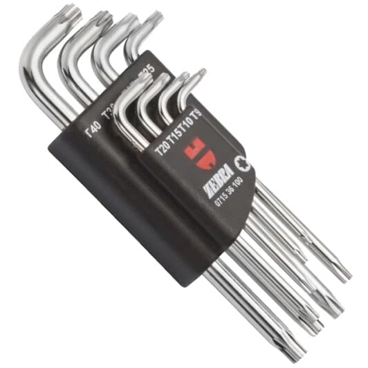 Набор ключей TORX Würth Zebra 071536100 T9-T40 8 шт