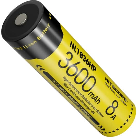 Акумуляторна батарейка Nitecore NL1836HP 61514HP 3600 mAh 1 шт