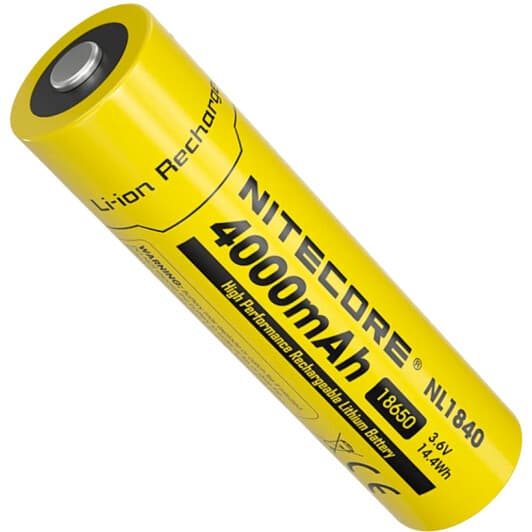 Акумуляторна батарейка Nitecore NL1840 6-1530 4000 mAh 1 шт