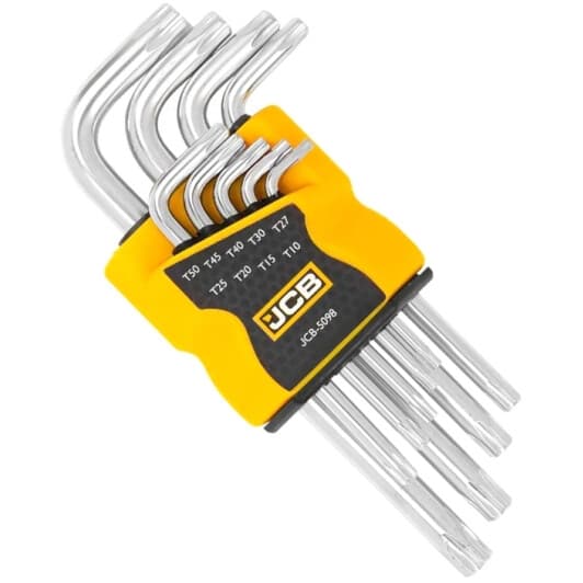 Набор ключей TORX JCB JCB-5098 T10H-T50H 9 шт