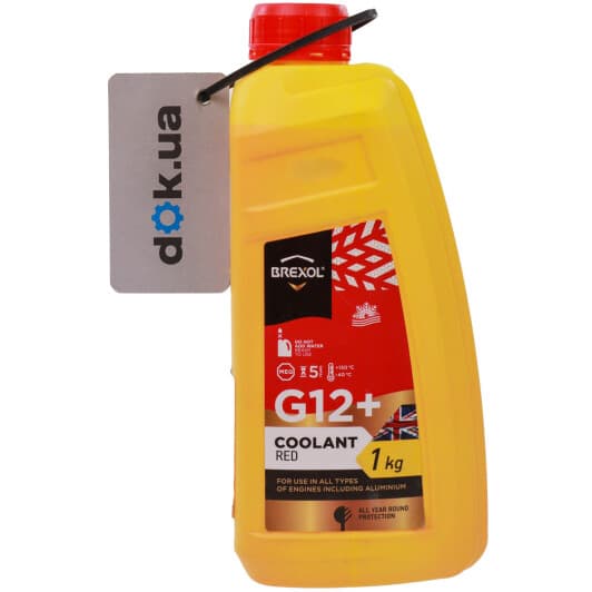 Готовий антифриз Brexol G12+ червоний -40 °C