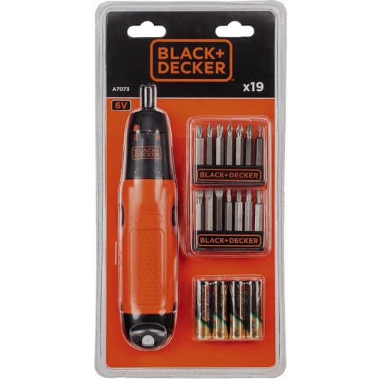 Викрутка з набором бит BLACK+DECKER A7073