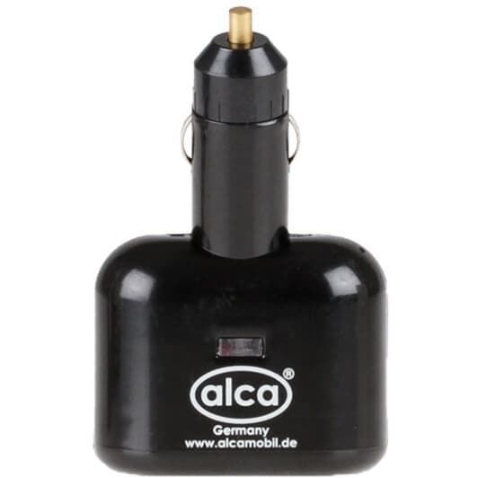 Разветвитель прикуривателя с USB Alca 2 в 1 + 2 USB 510100