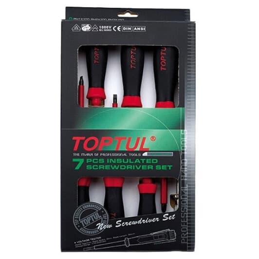 Набор отверток диэлектрических Toptul GAAE0704 7 шт.