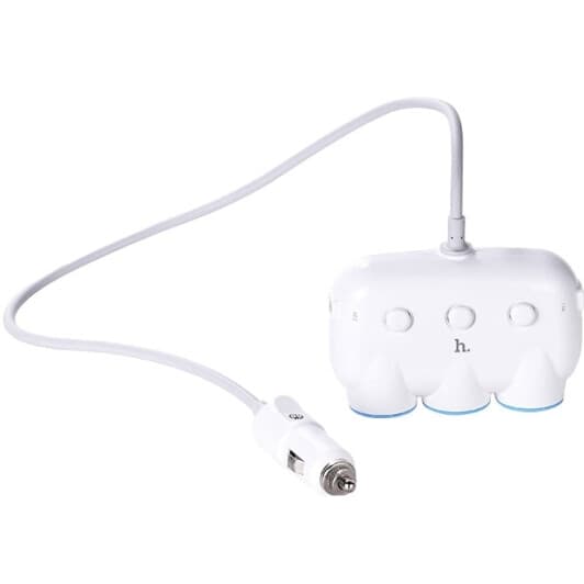 Розгалужувач прикурювача з USB Hoco C1 00000084228