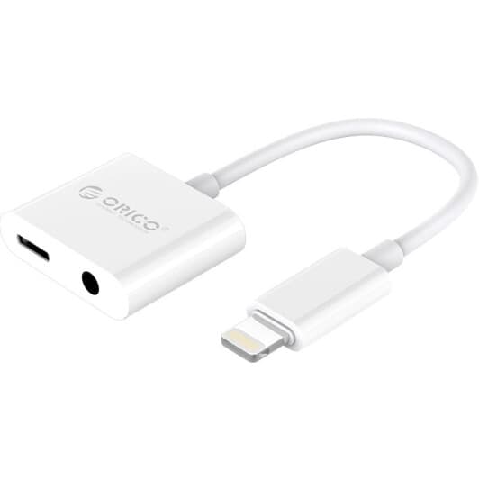 Кабель 2 в 1 Orico CA912797 Apple Lightning - Apple Lightning - 3.5 (Female) 0,1 м