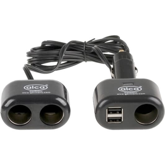 Розгалужувач прикурювача з USB Alca 511410