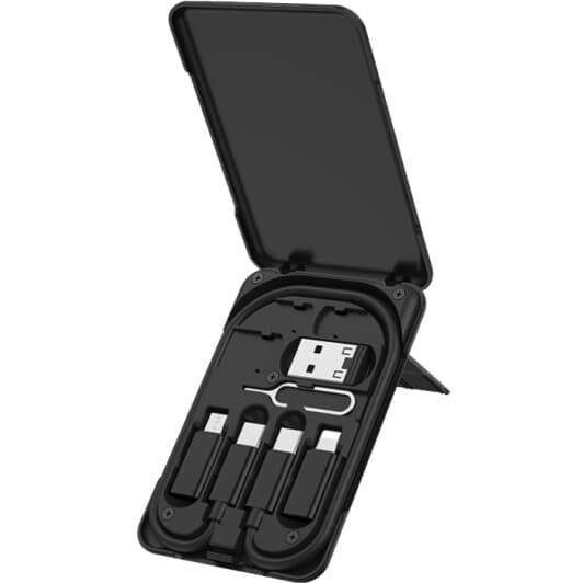 Кабель 4 в 1 Hoco USB - Apple Lightning - USB type-C - USB type-C - Micro USB U86 6931474724311 0,28 м