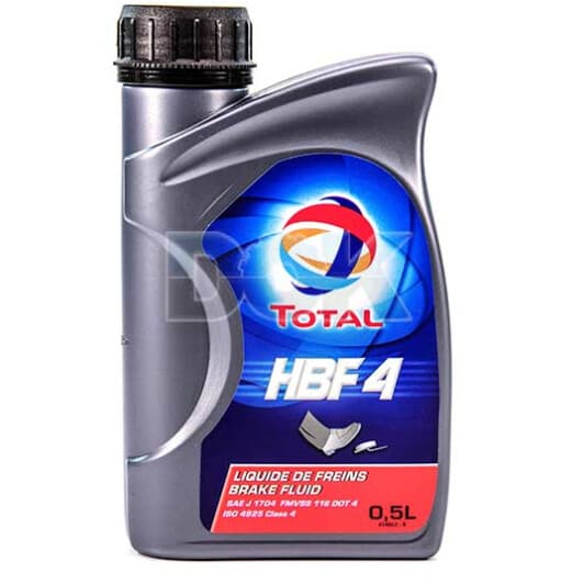 Total HBF 4 DOT 4, 0,5 л (181942) гальмівна рідина