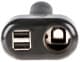 Розгалужувач прикурювача з USB Alca 2 в 1 + 2 USB 510100