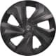Комплект колпаков на колеса Carface WJ-5046-C цвет черный с карбоновой отделкой R16