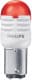Автолампа Philips Ultinon Pro3000 P21/5W BAY15d 0,8 W красная 11499U30RB2
