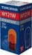 Автолампа Tungsram Standard WY21W W3x16d 21 W оранжевая 7440NA1K