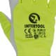 Перчатки рабочие Intertool кожаные зеленые