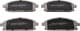 PA-154AF Japanparts Тормозные колодки