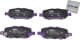 PN21002 NiBK Тормозные колодки для Toyota Venza