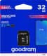 Карта памяти Goodram microSDHC 32 ГБ с SD-адаптером