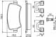 0 986 494 641 Bosch Тормозные колодки