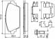 0 986 494 629 Bosch Гальмівні колодки