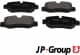 1363702810 JP Group Гальмівні колодки