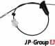 1170310200 JP Group Трос ручного гальма для Volkswagen Transporter