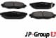 4663700310 JP Group Гальмівні колодки