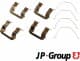 3864002810 JP Group Компоненти дискових гальмівних колодок