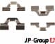4364003710 JP Group Компоненти дискових гальмівних колодок