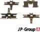 6364002410 JP Group Компоненти дискових гальмівних колодок