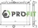 17400088 Profit Радіатор охолодження двигуна