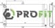 17401501 Profit Радиатор охлаждения двигателя