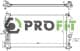 17400387 Profit Радиатор охлаждения двигателя
