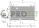 17700103 Profit Радиатор кондиционера