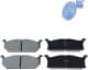 ADK84202 Blue Print Гальмівні колодки для Suzuki Swift