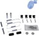 ADA1041502 Blue Print Монтажный комплект барабанных тормозных колодок для Jeep Grand Cherokee